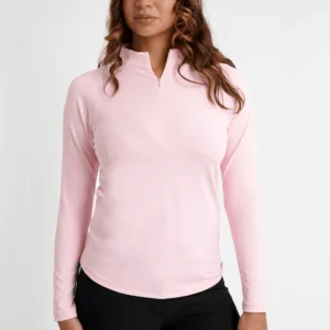 GREEN LAMB Elizabeth Jacquard Long Sleeve 1/2 Zip