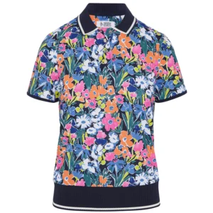 Original Penguin Short Sleeve Polo With Scallop Rib