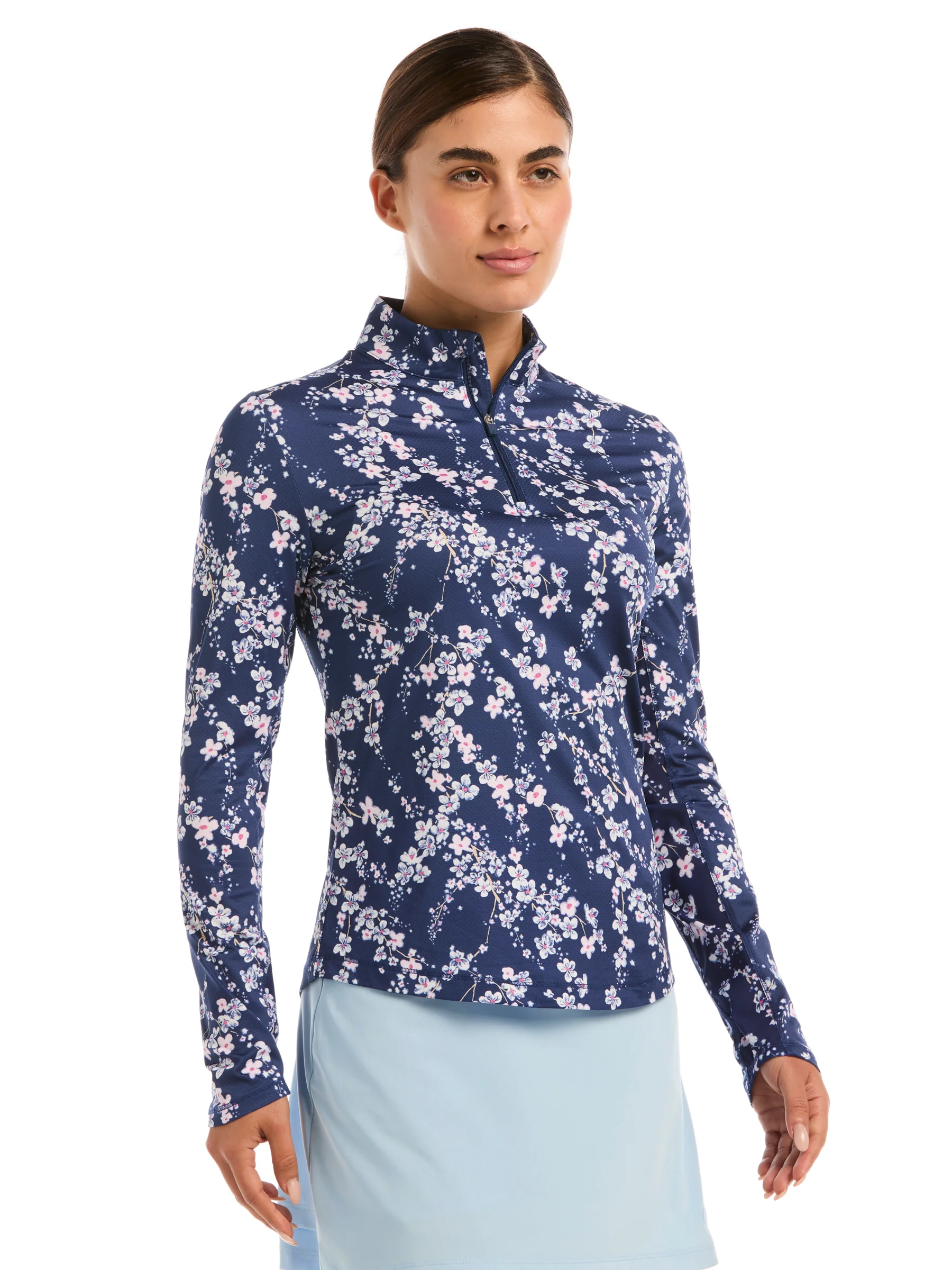 Callaway Womens Snowy Floral Sun Protection