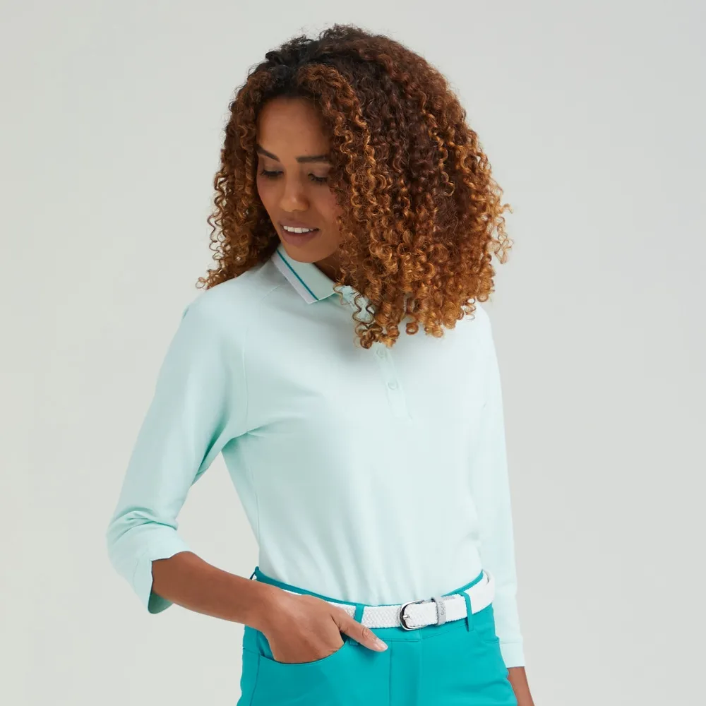 Ping Alicia Ladies 3/4 Sleeve Polo Shirt - Image 2