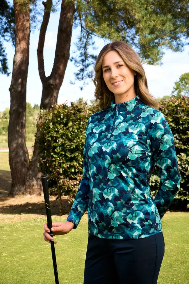 Pure Golf Arusha Long Sleeve Mid Layer - Image 3