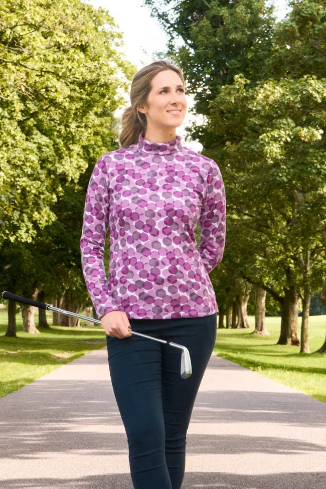 Pure Golf Amy Soft Roll Neck Jumper - Image 3