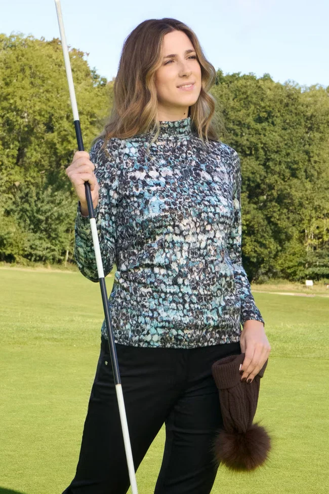 Pure Golf Amy Soft Roll Neck Jumper - Image 4