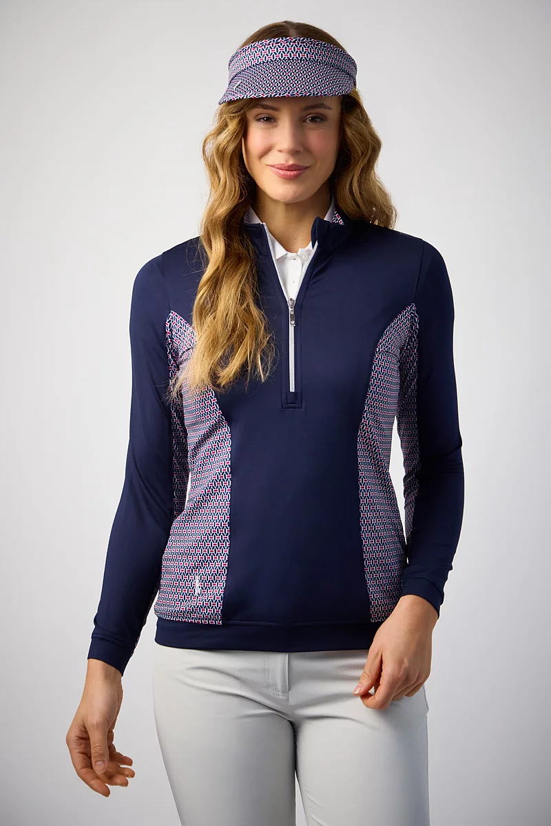 GLENMUIR Ladies Quarter Zip Lightweight