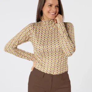 Swing Out Sisters Philippa Pattern Roll Neck