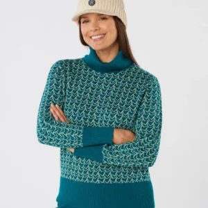 Swing Out Sisters Donna Pattern Knit Roll Neck